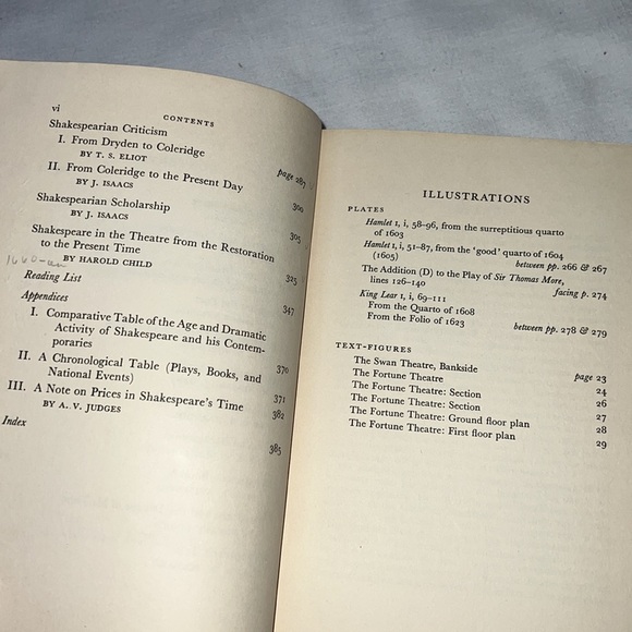 A COMPANION TO SHAKESPEARE STUDIES 1934 1st EDITION HARDCOVER VINTAGE BOOK - Picture 9 of 17